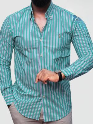 Fun cotton long sleeved shirt | His Timeless Closet